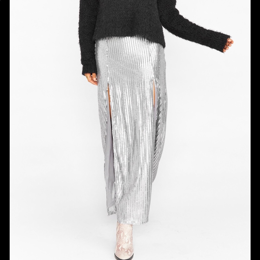Show me your mumu sequin skirt